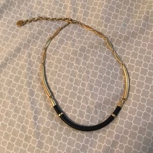 Stella & Dot Leather wrapped necklace